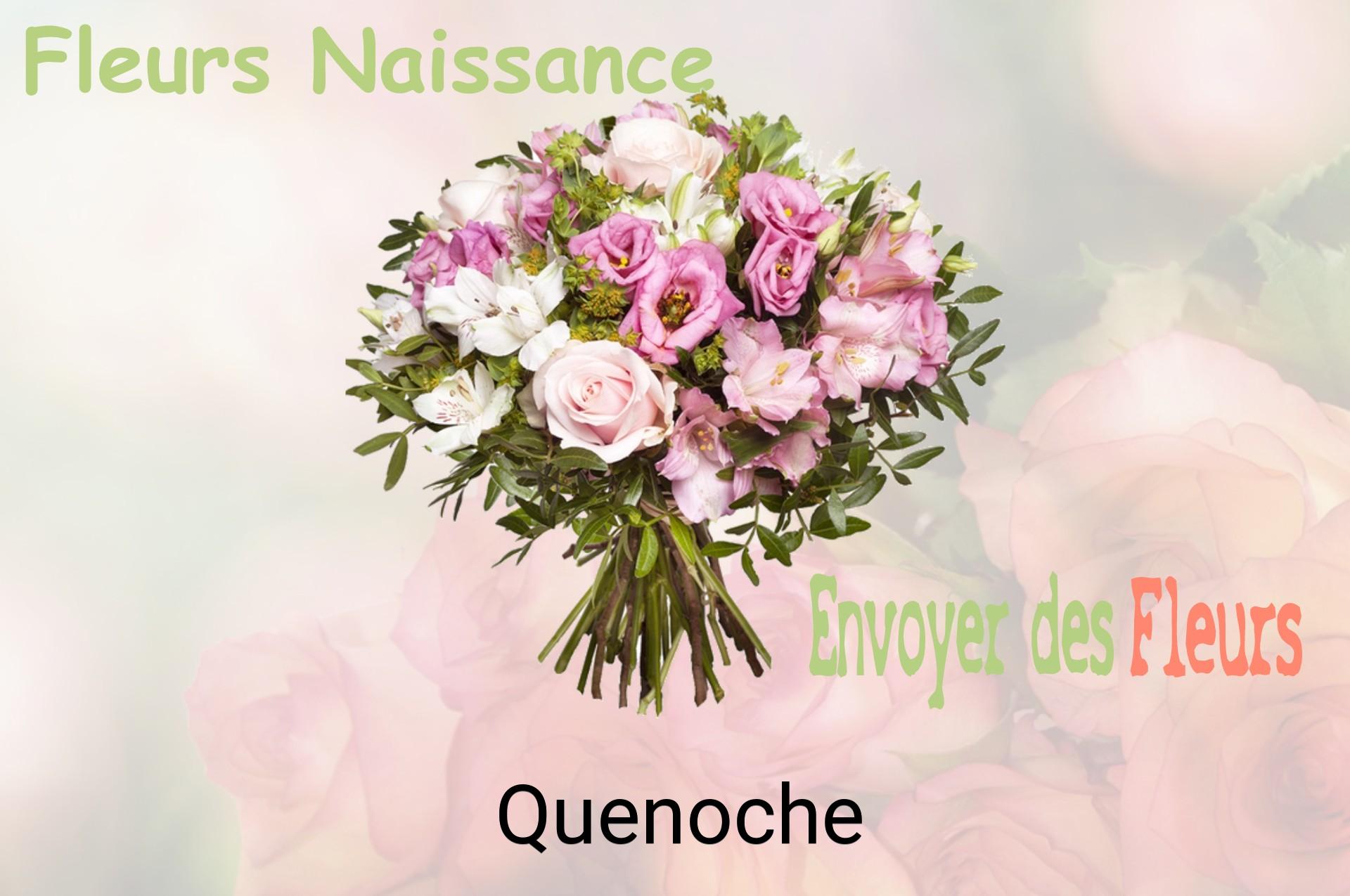 Bouquet de fleurs de naissance livré à Quenoche